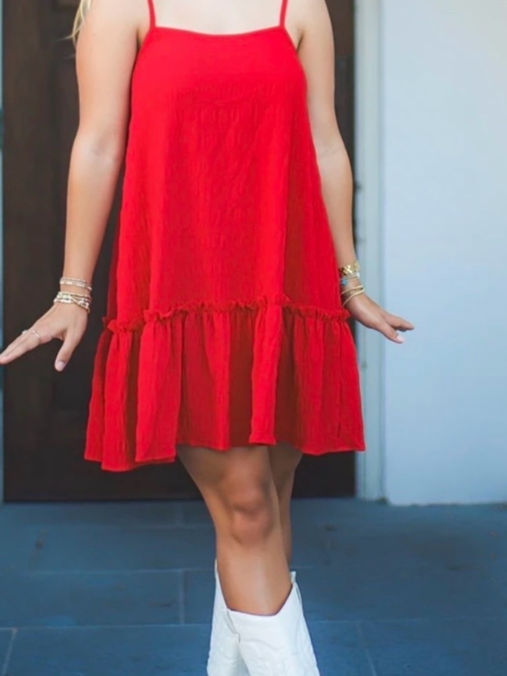 Ruffled Mini dress